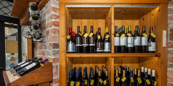 Otvorený voucher na nákup svetových a slovenských vín