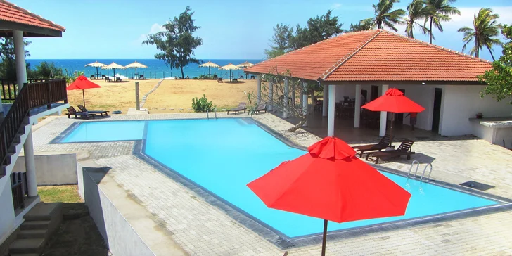 Dovolenka v plážovom rezorte na Srí Lanke! Apartmány pri mori, bazén, raňajky, český delegát