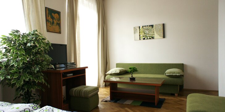 Pobyt v centre Prahy v plne vybavených apartmánoch