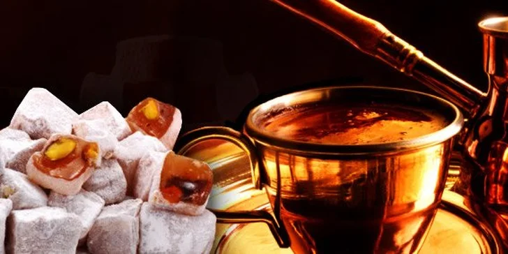 0,45 eur za pravú tureckú varenú kávu a „turecký zázrak“! Príďte si vychutnať lahodný orientálny nápoj a zamaškrťte si na originálnej želé kocke, so zľavou 62%!