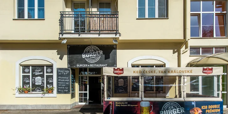 Poctivý burger podľa výberu s domácimi hranolkami