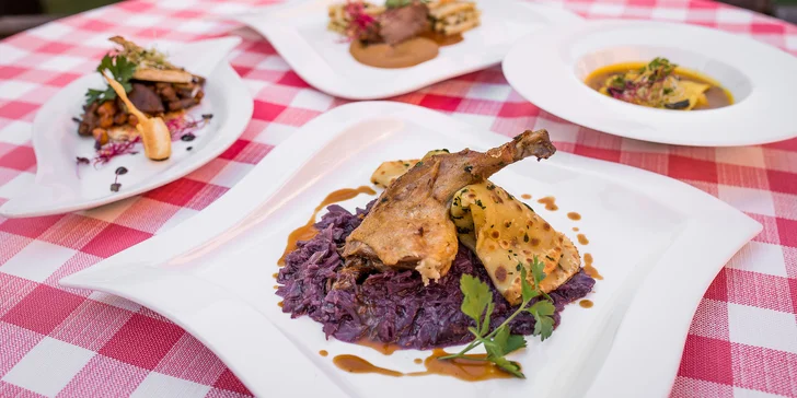 2-chodové degustačné kačacie alebo husacie menu