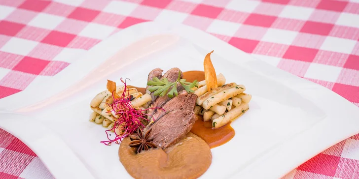2-chodové degustačné kačacie alebo husacie menu