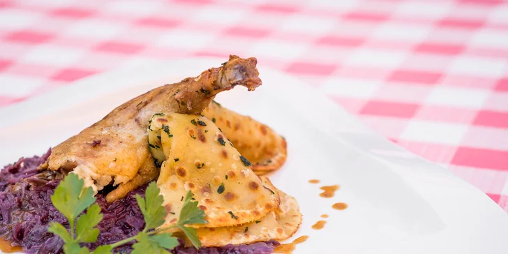 2-chodové degustačné kačacie alebo husacie menu