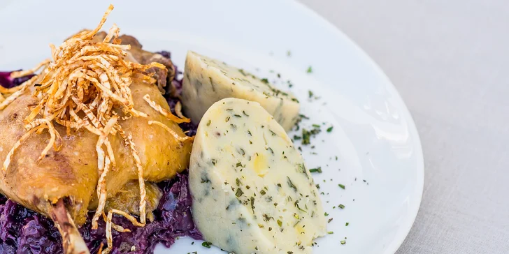Trojchodové kačacie hody v Garden Hotel Domaša*** pre dve osoby