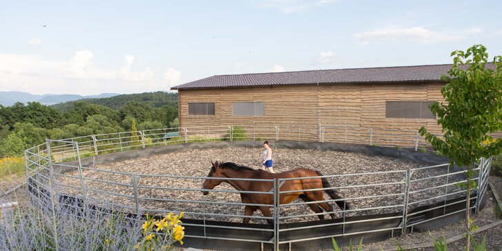 Úžasný pobyt na rodinnom Gazdovstve Uhliská s vlastnou farmou a s jazdou na koni