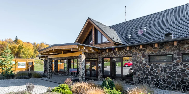 Chutné jedlo a relaxačný wellness pre dvoch v Resorte Levočská Dolina