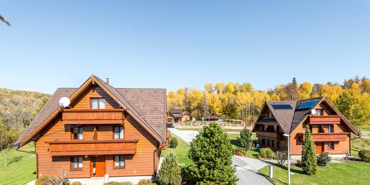 Chutné jedlo a relaxačný wellness pre dvoch v Resorte Levočská Dolina