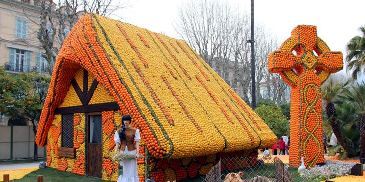 Slnečná Francúzska riviéra, karneval a slávnosť citrónov v Mentone