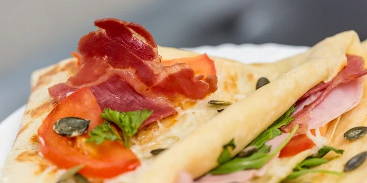 Sladká či slaná palacinka podľa výberu