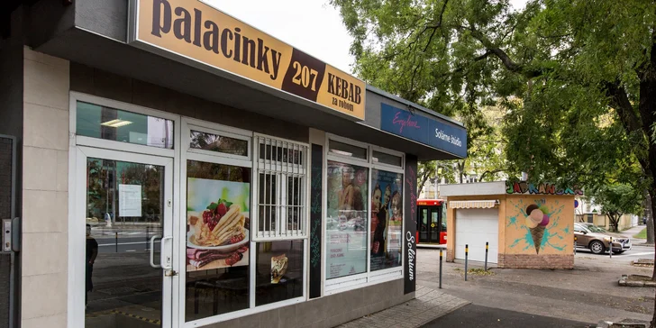 Sladká či slaná palacinka podľa výberu