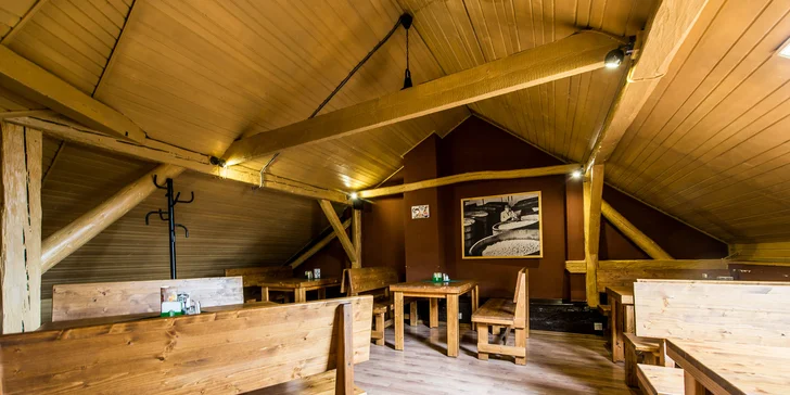 Ginger burger s hranolčekmi a cesnakovým dresingom