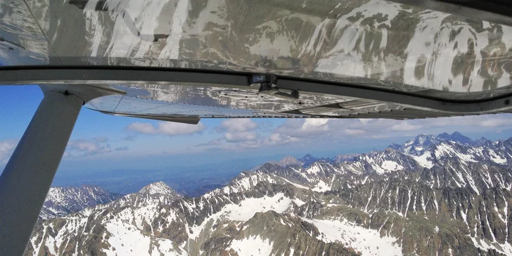 Vyhliadkové lety až pre 3 osoby v lietadle Cessna 172
