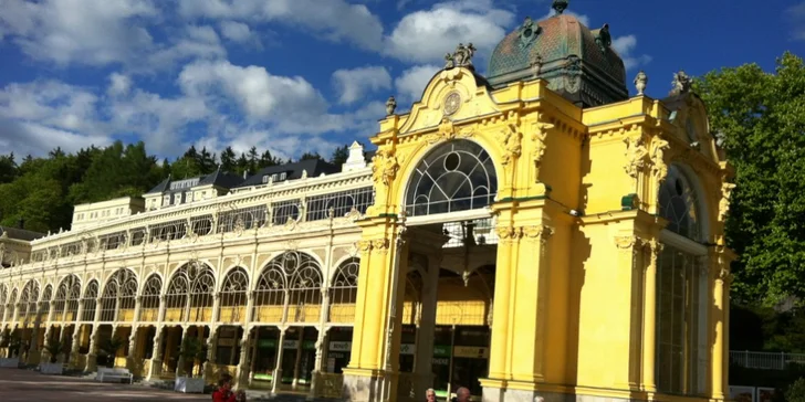 Mariánské Lázně pre 2 osoby: pobyt s polpenziou, wellness procedúrami aj bazénom