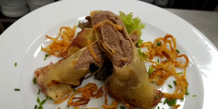 Degustačné kačacie menu s ochutnávkou vína