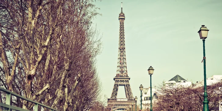 Letecký poznávací zájazd do Paríža v období Valentína