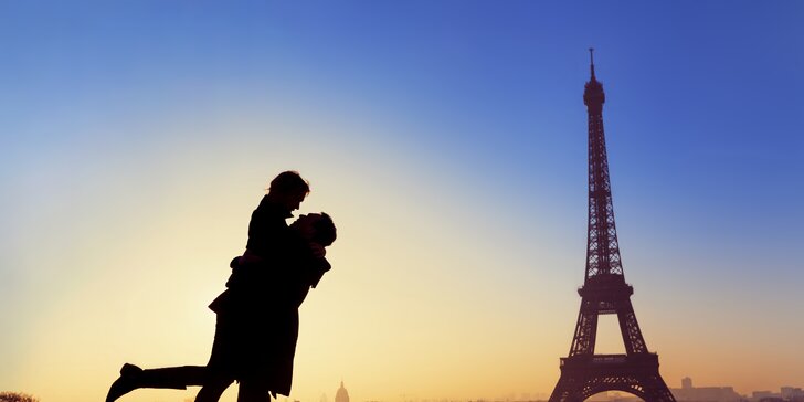 Letecký poznávací zájazd do Paríža v období Valentína
