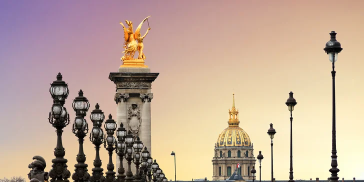 Letecký poznávací zájazd do Paríža v období Valentína
