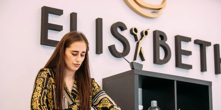 Dámsky strih alebo regeneračný zábal vlasov v salóne Elisabeth