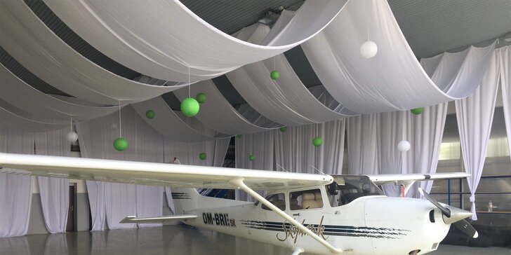 Vyhliadkové lety až pre 3 osoby v lietadle Cessna 172