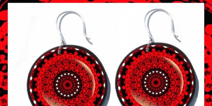 1,50 eur za nádherné výrazné náušnice plné farieb, ako z rozprávky! Zakúpte si originálne, ručne robené náušnice z kolekcie “Kaleidoskop”! So zľavou 50%