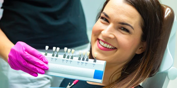 Ambulantné bielenie lampou Philips Zoom a komplexná dentálna hygiena