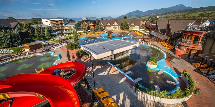 Pobyt v apartmánovom štúdiu v areáli Vodného parku Bešeňová so zľavou na multivstup