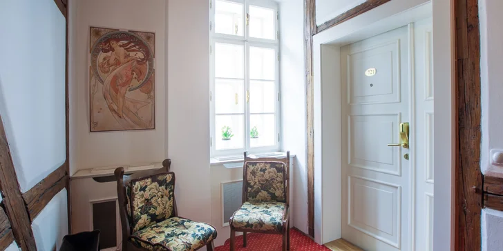 Pobyt s raňajkami v Tyn Yard Residence**** 150 m od Staromestského námestia
