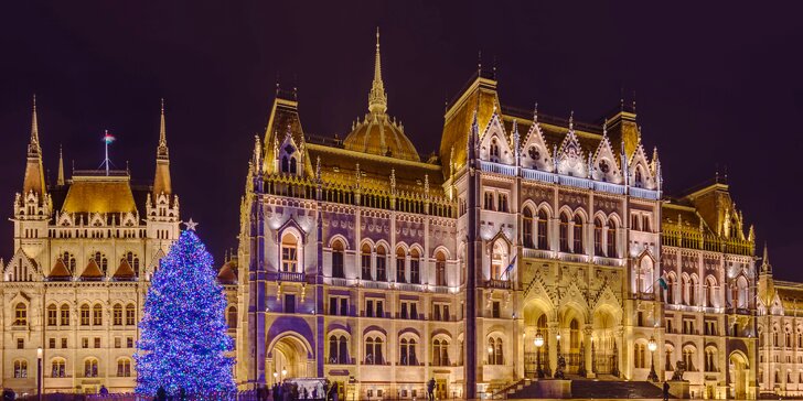 Adventná Budapešť: prehliadka mesta, vianočné trhy a Tropikárium