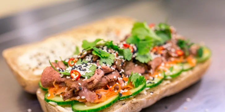 Fantastický Banh Mi sendvič, alebo poukaz na 30 či 50€ v MISHTE SANDWICH