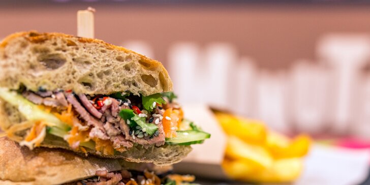Fantastický Banh Mi sendvič, alebo poukaz na 30 či 50€ v MISHTE SANDWICH
