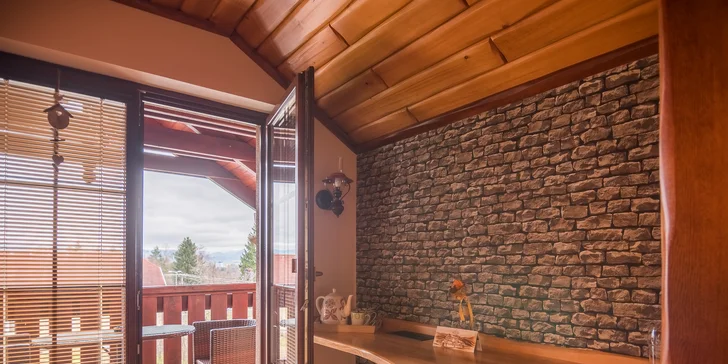 Relaxačný pobyt s wellness pod holým nebom v modernom penzióne Gitka***