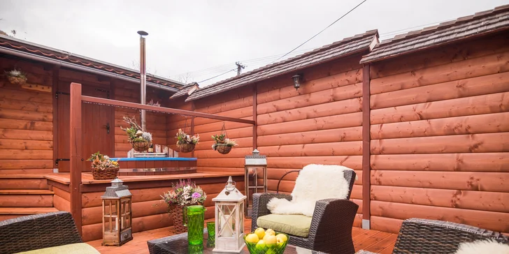 Relaxačný pobyt s wellness pod holým nebom v modernom penzióne Gitka***