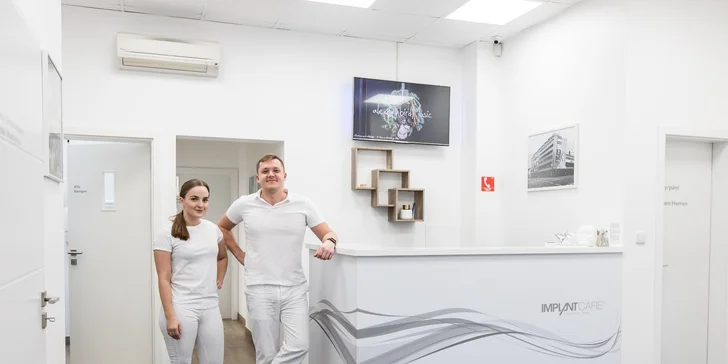 Dentálna hygiena, bielenie zubov či implantologická konzultácia + CT