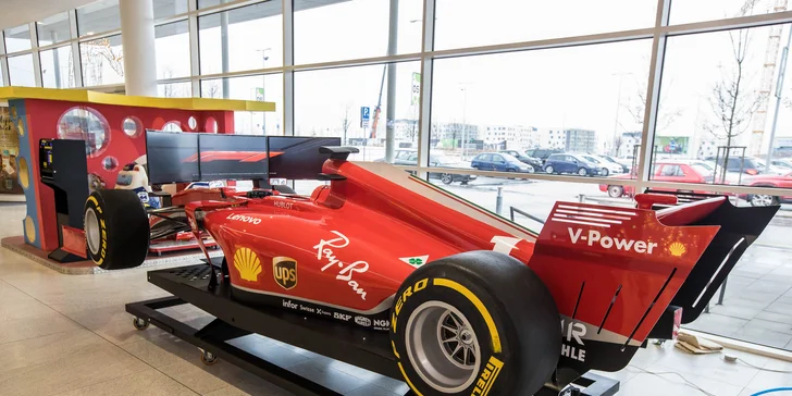 Jazda na simulátore formuly F1