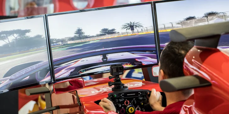 Jazda na simulátore formuly F1