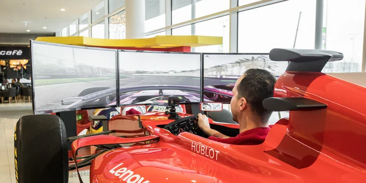 Jazda na simulátore formuly F1