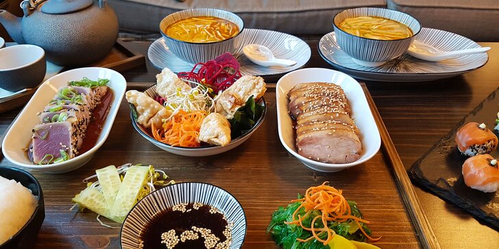 Japonské degustačné menu pre 2 osoby v SUSHIHANIL