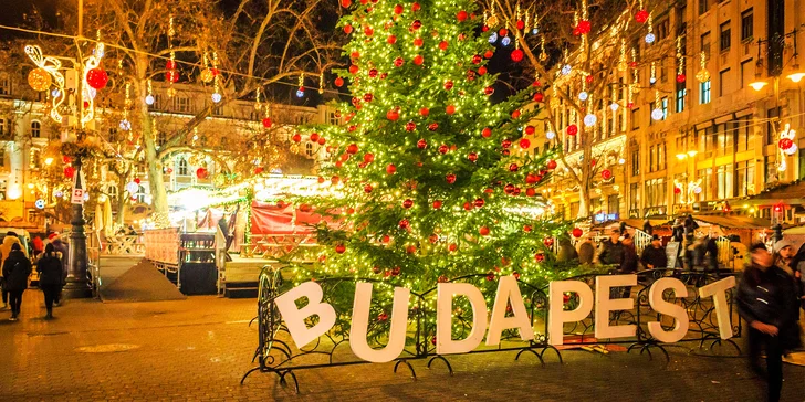 Objavte čaro vianočných trhov v Budapešti (nástup v Košiciach)