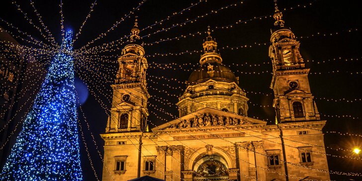 Objavte čaro vianočných trhov v Budapešti (nástup v Košiciach)