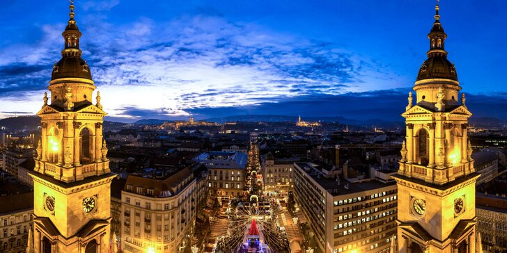 Objavte čaro vianočných trhov v Budapešti (nástup v Košiciach)