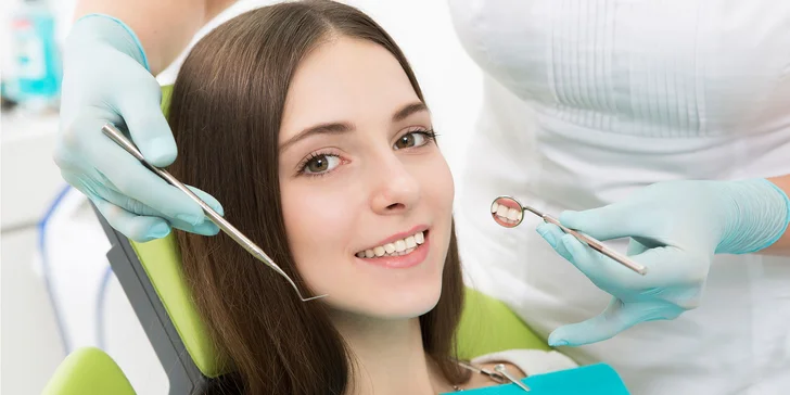 Dentálna hygiena s pieskovaním a RTG snímkou