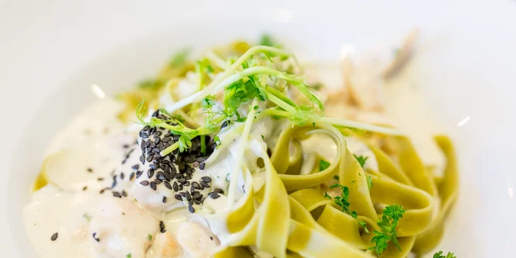 Chutné tagliatelle, kurací steak či poukaz na konzum v hodnote 50 €