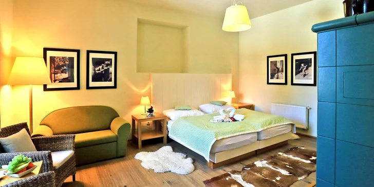 Luxusný 4* pobyt na Vysočine: polpenzia, wellness a jacuzzi