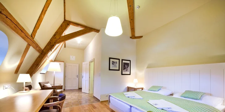 Luxusný 4* pobyt na Vysočine: polpenzia, wellness a jacuzzi