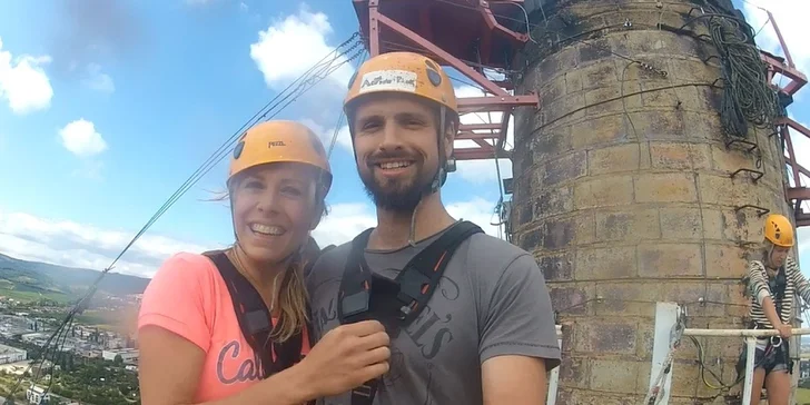 Tandemový zoskok zo 110 metrovej veže ACTION TOWER pre 1 alebo 2 osoby