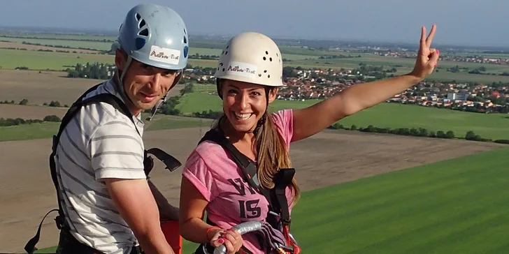 Tandemový zoskok zo 110 metrovej veže ACTION TOWER pre 2 osoby