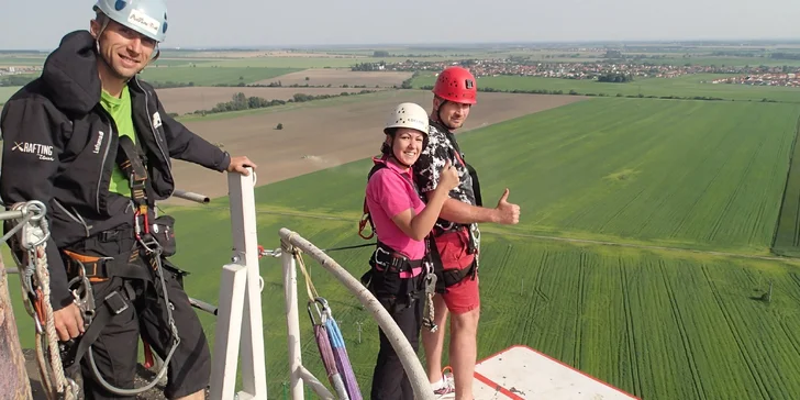 Tandemový zoskok zo 110 metrovej veže ACTION TOWER pre 1 alebo 2 osoby