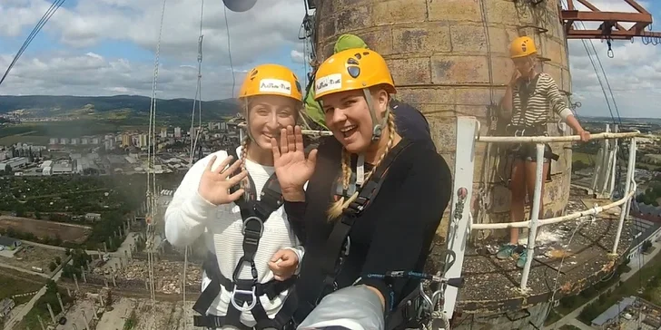 Tandemový zoskok zo 110 metrovej veže ACTION TOWER pre 1 alebo 2 osoby