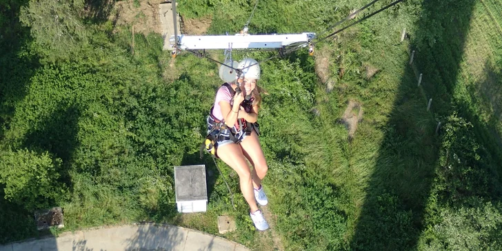 Tandemový zoskok zo 110 metrovej veže ACTION TOWER pre 1 alebo 2 osoby